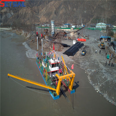 Recém-projetado 8 polegadas cortador de sucção draga com Siemens PLC e bomba de areia Shijiazhuang