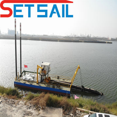 Máquina de dragagem de areia de sucção versátil Siemens PLC Cutter com potência de motor diesel
