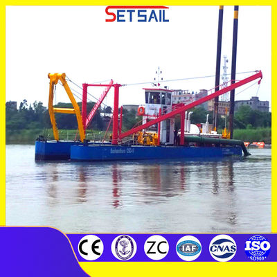 Dredger de sucção de 8 polegadas com motor diesel de 50 kW e profundidade de dragagem de 8 metros