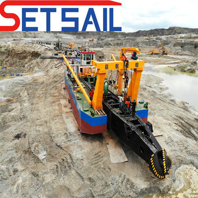 30kw-500kw Potência da cabeça do cortador Bomba subaquática Cortador de sucção Máquina de dragagem de areia