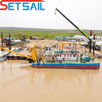 Dredger de sucção de 8 polegadas avançado com 50kw de potência da cabeça do cortador e Rexroth Hydraulic