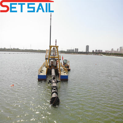 Dredger de sucção de 8 polegadas avançado com 50kw de potência da cabeça do cortador e Rexroth Hydraulic