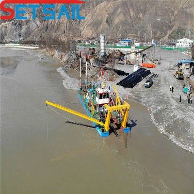 Dredger de sucção de 8 polegadas avançado com 50kw de potência da cabeça do cortador e Rexroth Hydraulic