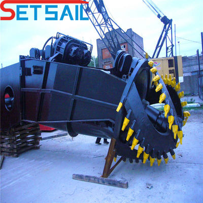 Dredger de sucção de 8 polegadas avançado com 50kw de potência da cabeça do cortador e Rexroth Hydraulic