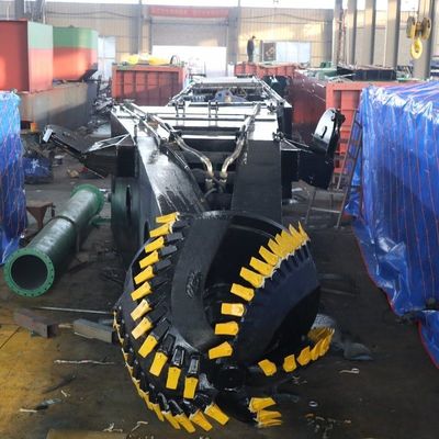Profundidade de dragagem 8m-30m Set Sail River Sand Cutter Suction Dredger com bomba hidráulica
