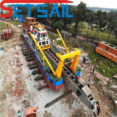 CTN Tipo Slot Motor Diesel Cortador de Sucção Dragadora de areia com cabeça de corte de 50-600kw