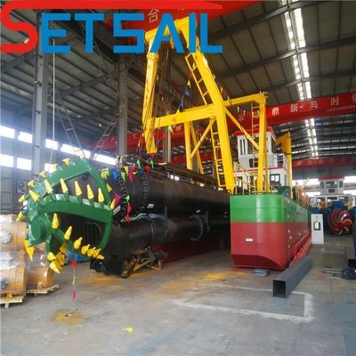 CTN Tipo Slot Motor Diesel Cortador de Sucção Dragadora de areia com cabeça de corte de 50-600kw
