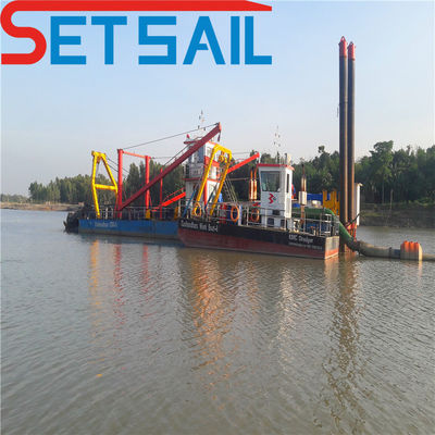 CTN Tipo Slot Motor Diesel Cortador de Sucção Dragadora de areia com cabeça de corte de 50-600kw