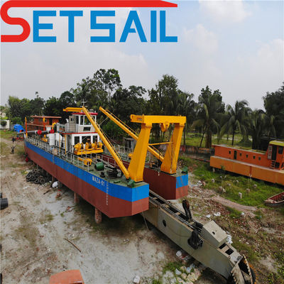 CTN Tipo Slot Motor Diesel Cortador de Sucção Dragadora de areia com cabeça de corte de 50-600kw