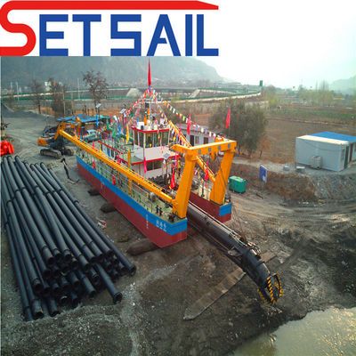 Dredger de sucção com motor diesel e design personalizado