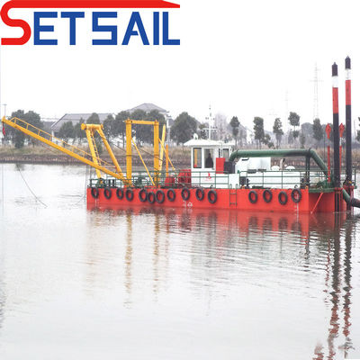 Dredger de sucção de corte ABB usado no rio com distância de descarga de 500-5000 m e motor diesel