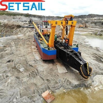 Weichai Diesel Engine 6 Inch Cutter Suction Sand Dredger para mineração de areia pesada