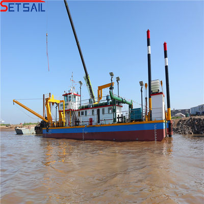6 Inch Cutter Suction River Digging Sand Dredger com Rexroth Hidráulico e Monitoramento