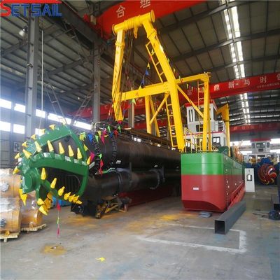 6 Inch Cutter Suction River Digging Sand Dredger com Rexroth Hidráulico e Monitoramento