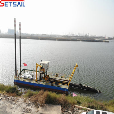 6 Inch Cutter Suction River Digging Sand Dredger com Rexroth Hidráulico e Monitoramento