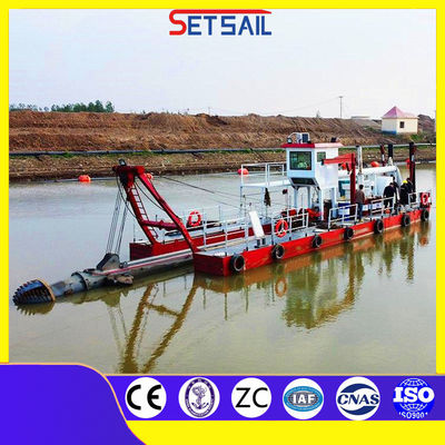 Siemens PLC 6 Inch Cutter Suction Dredger com 38kw Cutter Head Power e Hydrocyclone