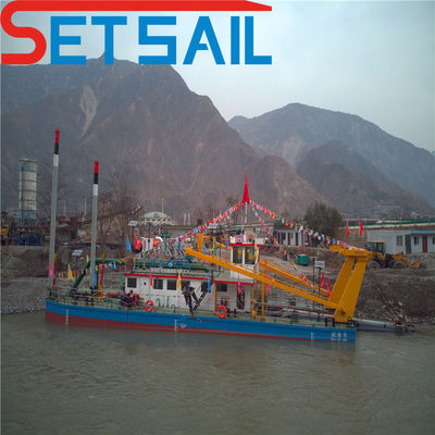 Shijiazhuang Cutter Suction Sand Dredger Usado no rio com aparelho elétrico ABB