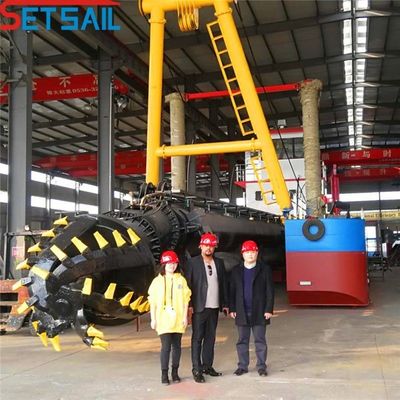 Tecnologia Cummins Motor Diesel Rexroth Hydraulic Cutter Head Dredger para dragagem