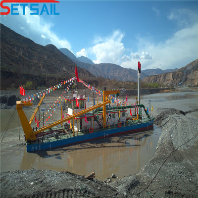 Tecnologia Cummins Motor Diesel Rexroth Hydraulic Cutter Head Dredger para dragagem