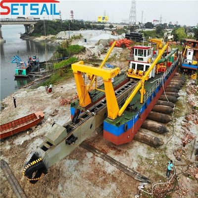 Tecnologia Cummins Motor Diesel Rexroth Hydraulic Cutter Head Dredger para dragagem