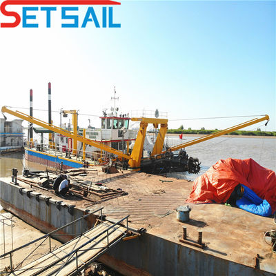 Dredger de sucção de motor a diesel de 6 polegadas para dragagem pesada