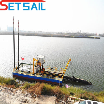 Dredger de sucção de motor a diesel de 6 polegadas para dragagem pesada