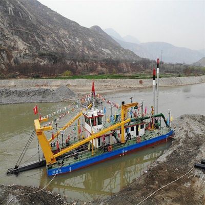 Fluxo de água totalmente personalizado 3000m3 Dredger de 16 polegadas alimentado por 895 Kw de potência do motor principal