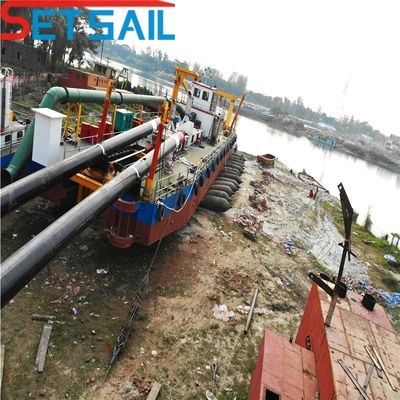 8 Inch River Sand Dredger / Mud Dredger / Clay Dredger QH-D97 com 5000m3 de fluxo de água