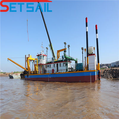 8 Inch River Sand Dredger / Mud Dredger / Clay Dredger QH-D97 com 5000m3 de fluxo de água