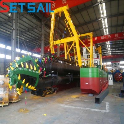 8 Inch River Sand Dredger / Mud Dredger / Clay Dredger QH-D97 com 5000m3 de fluxo de água