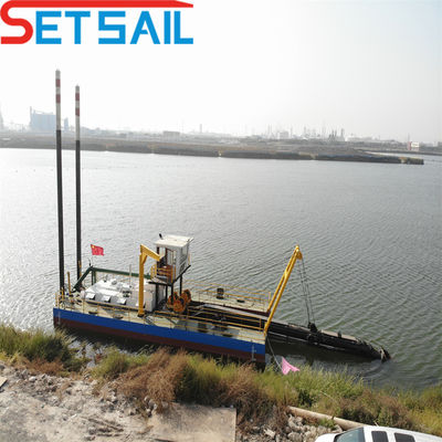 8 Inch River Sand Dredger / Mud Dredger / Clay Dredger QH-D97 com 5000m3 de fluxo de água