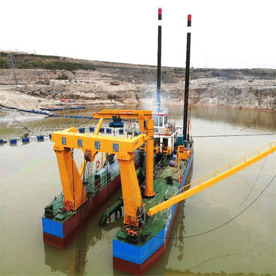 Bomba de sucção de Shijiazhuang 20m Profundidade de dragagem 26 polegadas Cortador dragadora de sucção para areia do rio