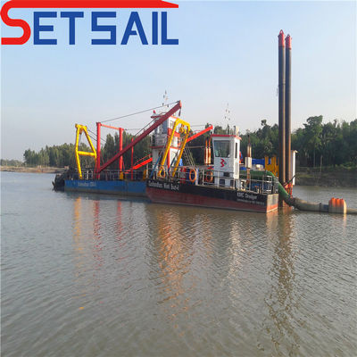 QHCSD-283 Dredger de areia de sucção com profundidade de dragagem de 18 m