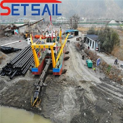 QHCSD-283 Dredger de areia de sucção com profundidade de dragagem de 18 m
