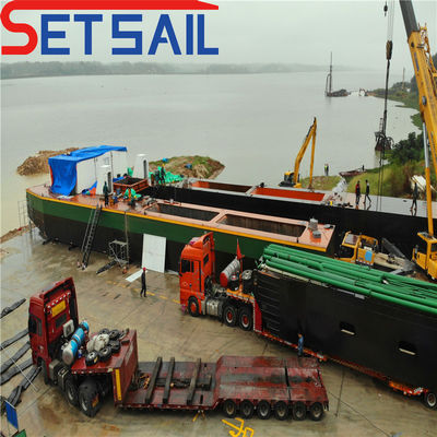 QHCSD-283 Dredger de areia de sucção com profundidade de dragagem de 18 m