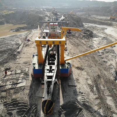 Dredger de cabeça de corte de motor a diesel de 26 polegadas com bomba de sucção dentro do custo de envio