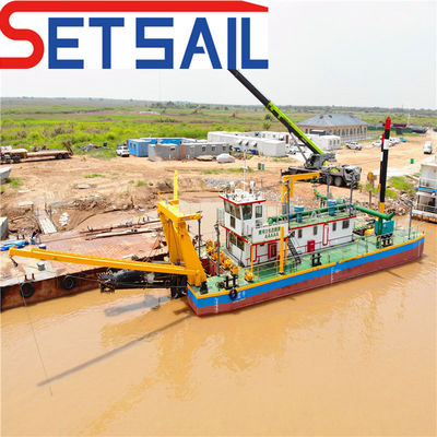 380t Peso total Desmontavel 26 polegadas cortador de sucção dragadora para dragagem fluvial
