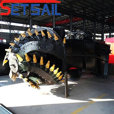 Dredger de sucção de corte hidráulico Rexroth personalizado com GPS Weichai Diesel Engine