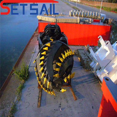 Dredger de sucção de corte hidráulico Rexroth personalizado com GPS Weichai Diesel Engine