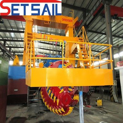 26 Inch Lake Cutter Suction Dredger Alimentado por motor diesel Capacidade de solo 1800m3