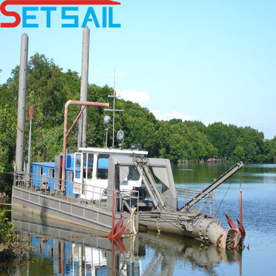 Dredger de sucção de corte de 26 polegadas com motor a diesel Caterpillar e medidor de concentração