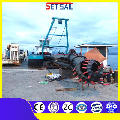 Equipamento de dragagem de areia fluvial de sucção de cortador personalizado com e peso total de 28-1000 t