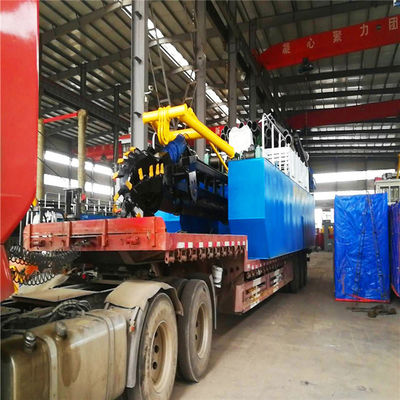 Máquinas de corte de areia de bomba fluvial de motor a diesel