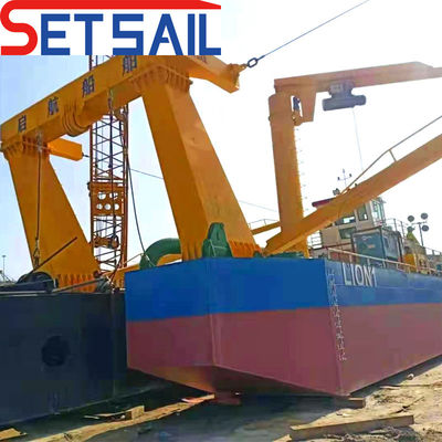 Cortador Diesel Sucção Sand Dreger com bomba subaquática 7000m3 Fluxo de água CTS Tipo de fenda