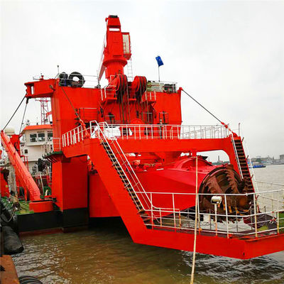 Hydrocyclone Cutter Suction Dredger com motor Cummins Diesel e 7000m3 de fluxo de água