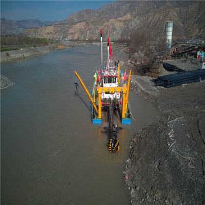 Máquinas de corte de sucção, de corte a diesel, de dragagem de lama, com capacidade de 100 a 3000 m3/h