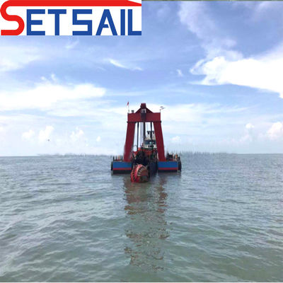 Dredger de sucção de 26 polegadas com bomba subaquática Capacidade de solo 1200m3 Cabeça 57m