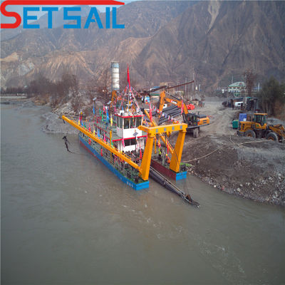 Máquinas de corte automático completo de sucção de dragagem de areia fluvial para o fluxo de água 300-20000 m3/h