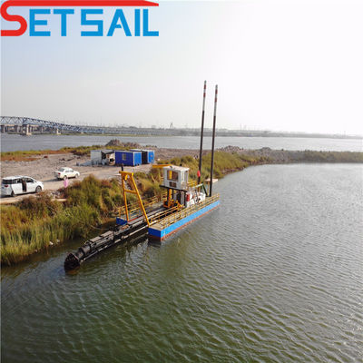 Máquinas de corte automático completo de sucção de dragagem de areia fluvial para o fluxo de água 300-20000 m3/h