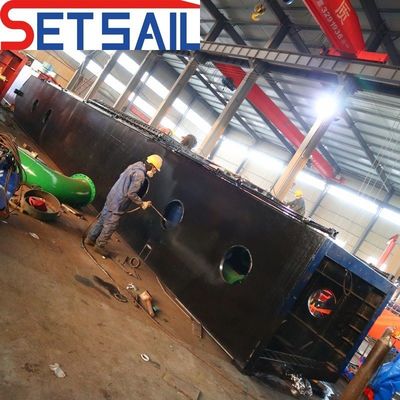 Hydrocyclone 26inch Diesel Power 6000m3 Dredger de fluxo de água com cortador e bomba de sucção